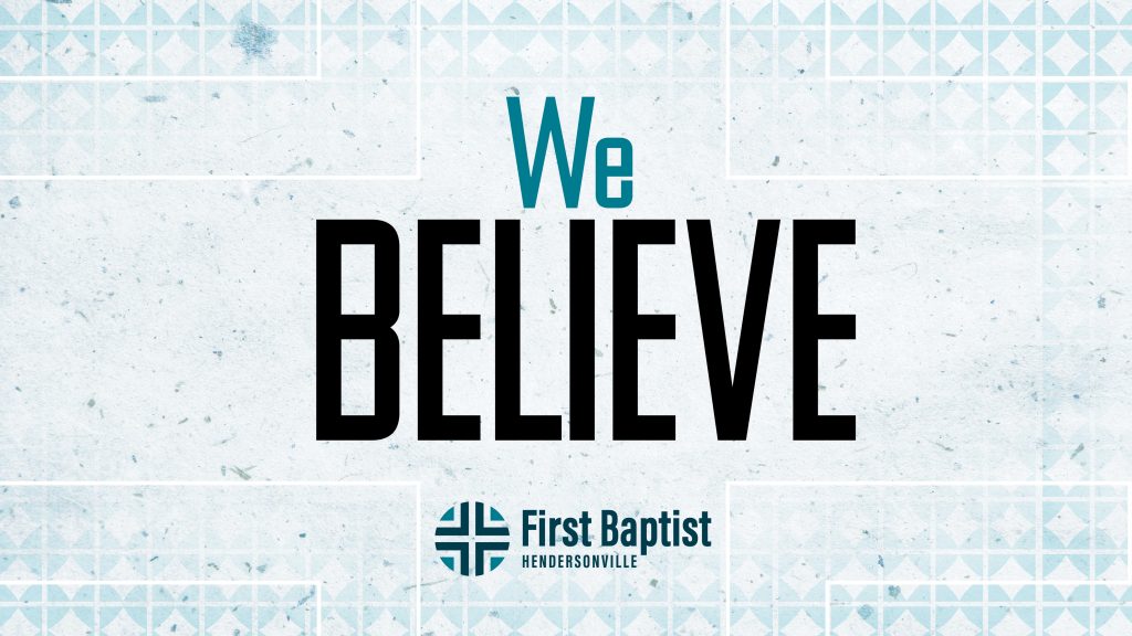 We Believe – 5/1/22